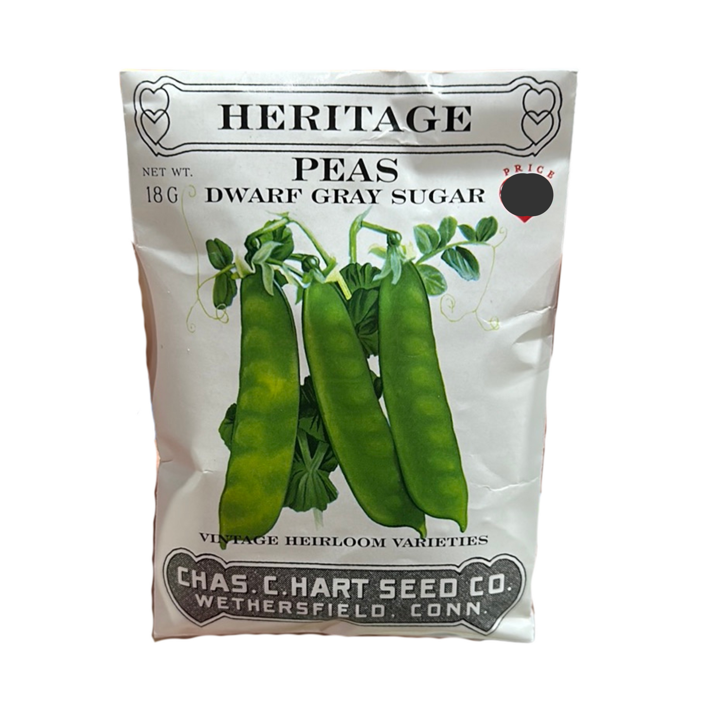 Heritage Snow Pea Dwarf Gray Sugar