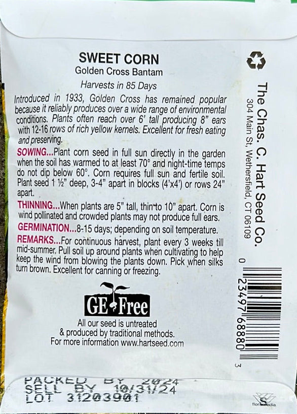 Corn Golden Cross Bantam