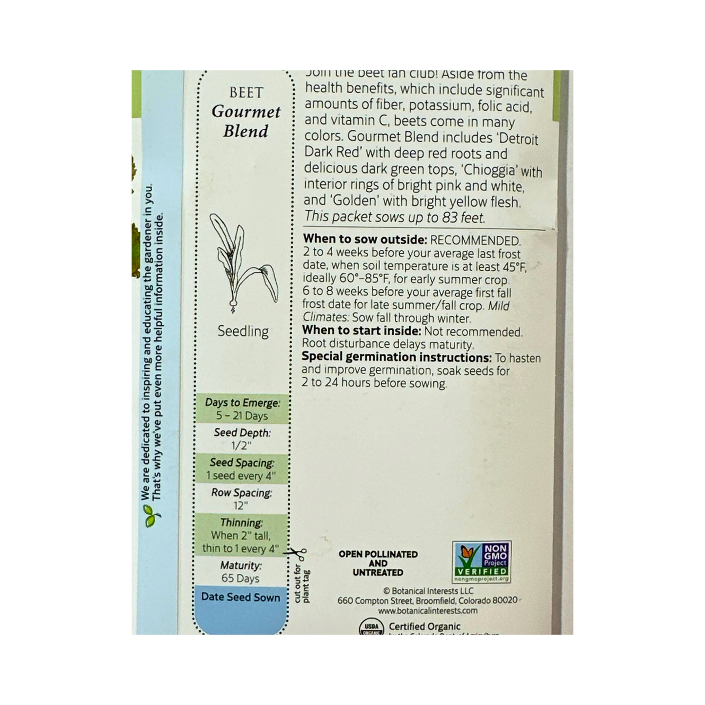Beet Gourmet Blend Org