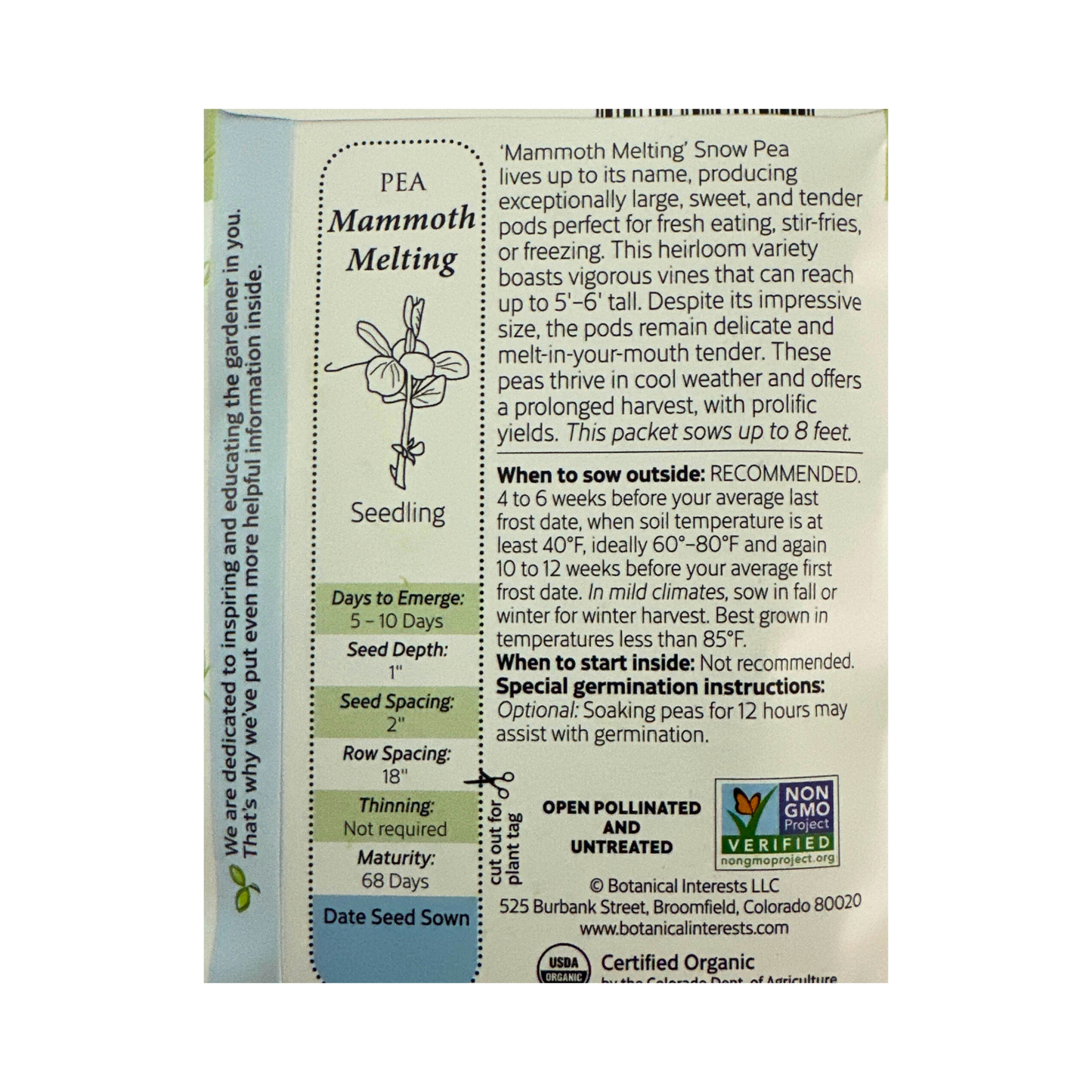 Pea Snow Mammoth Melting Org