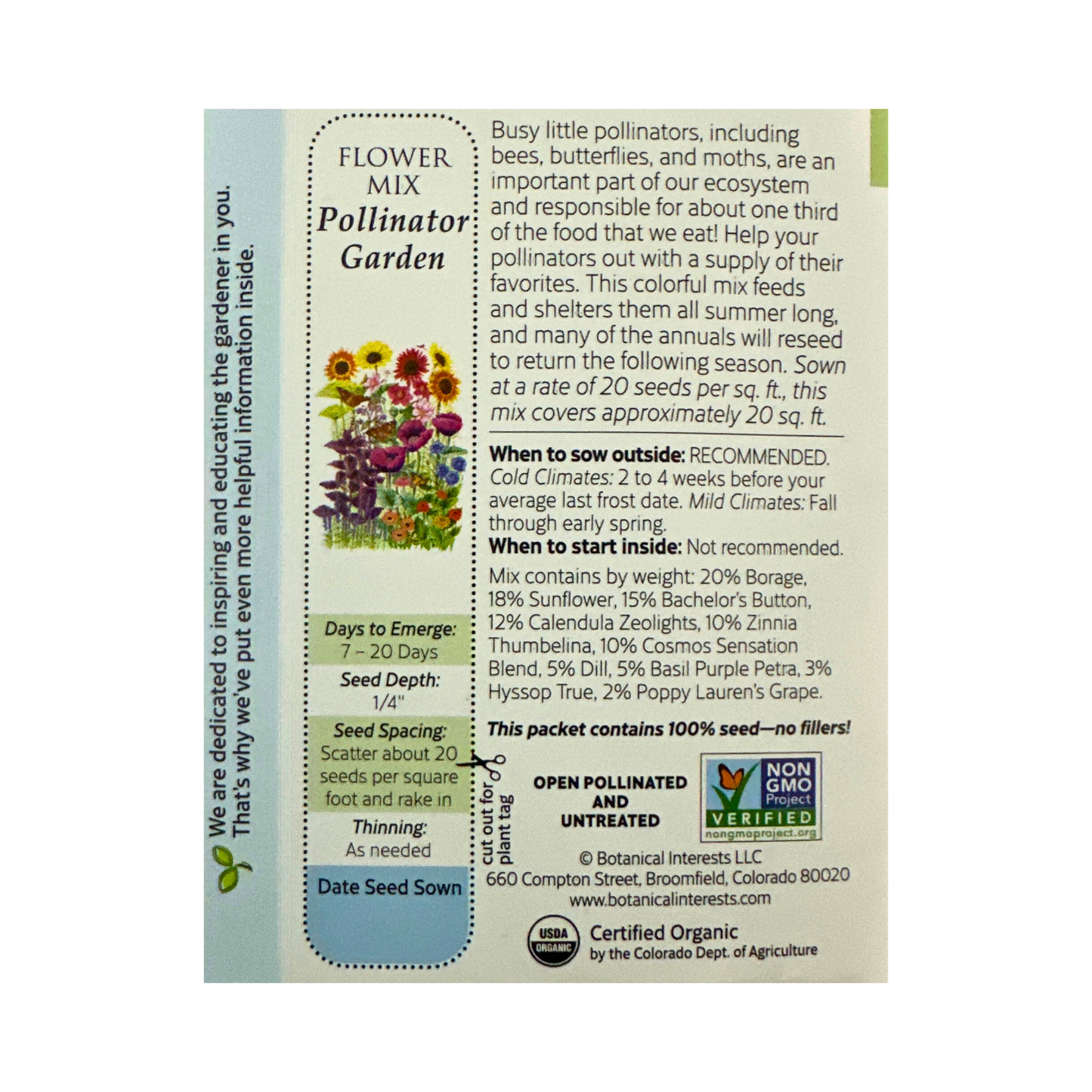 Flower Mix Pollinator Garden Org