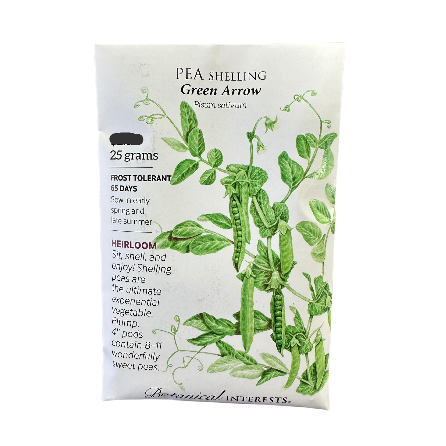 Pea Shelling Green Arrow