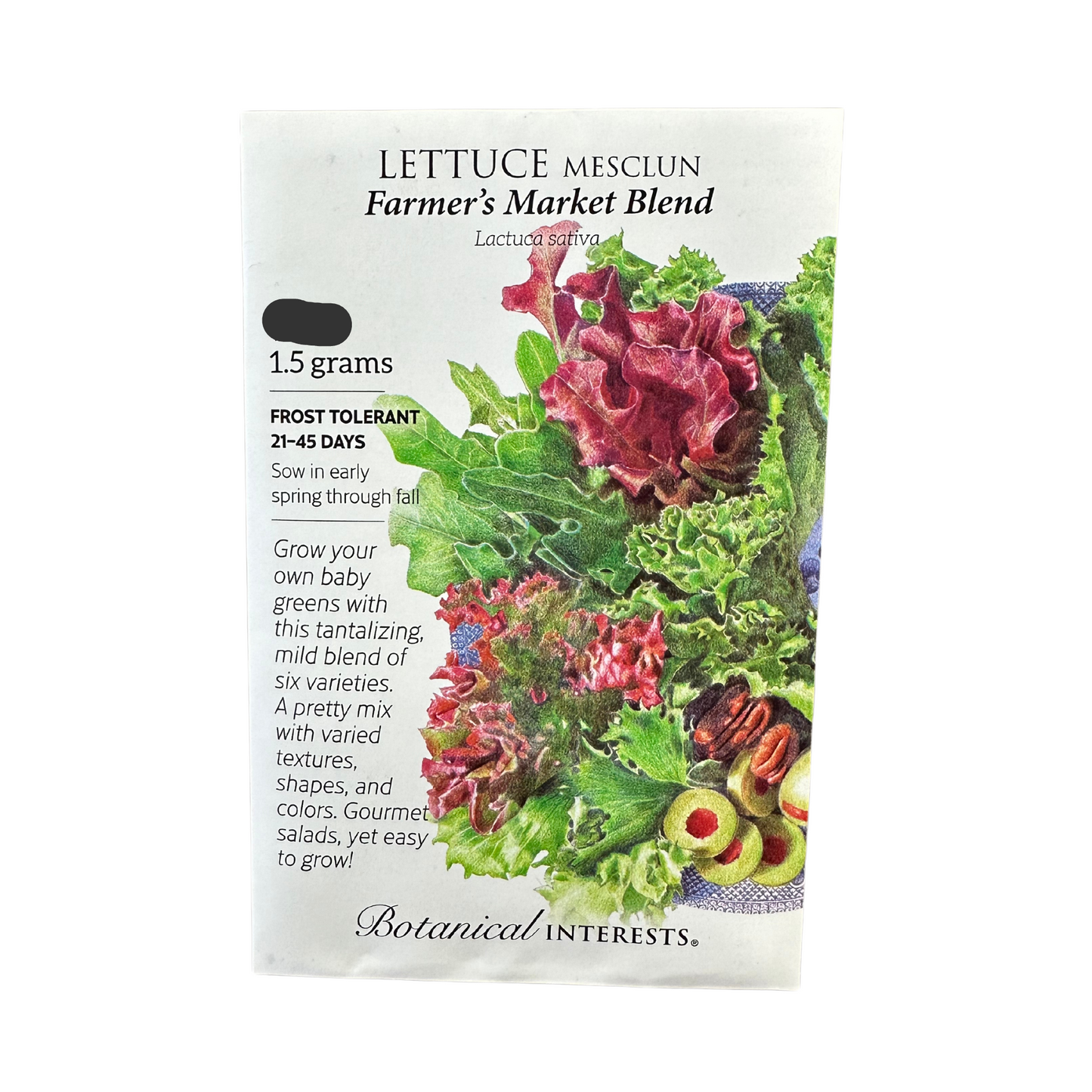 Lettuce Mesclun Farmer's Market