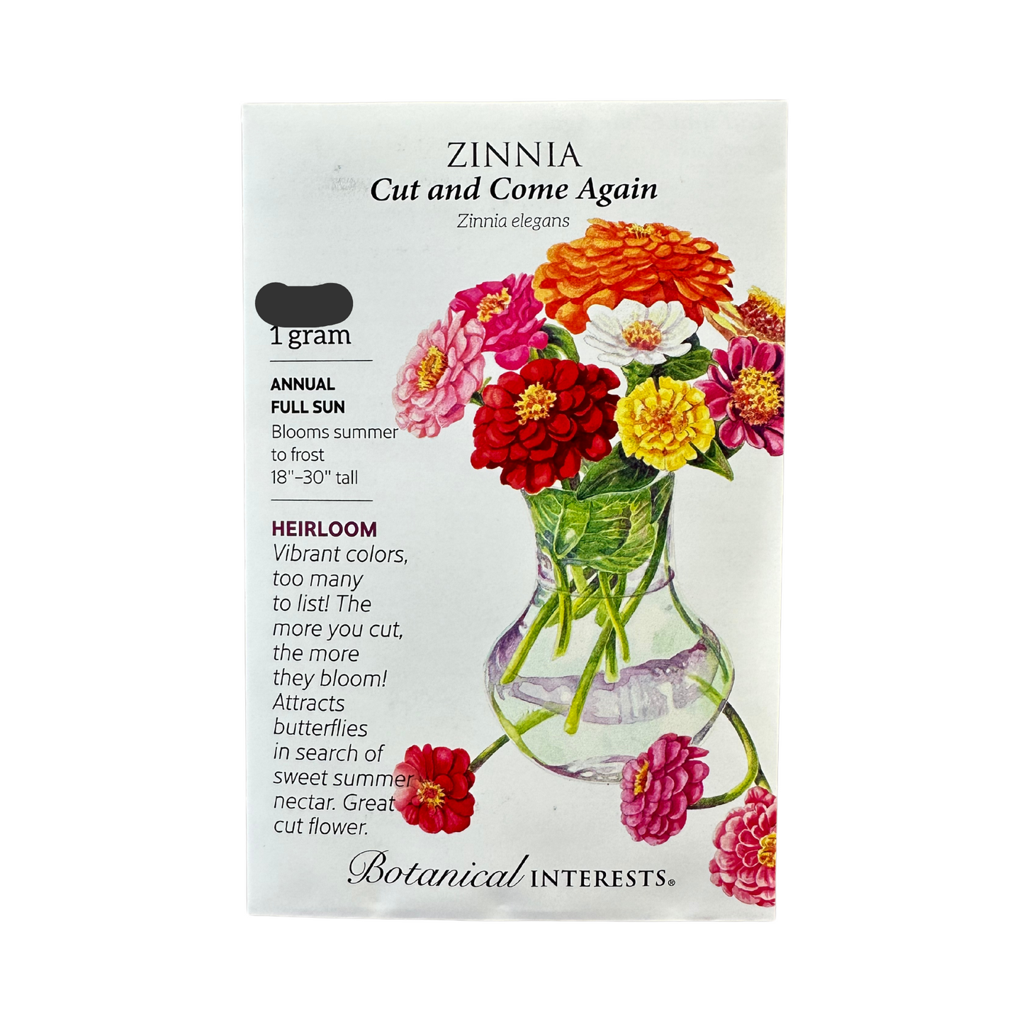 Zinnia Cut and Come Again