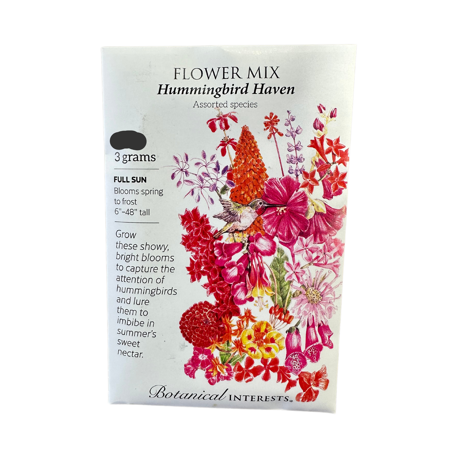 Flower Mix Hummingbird Haven