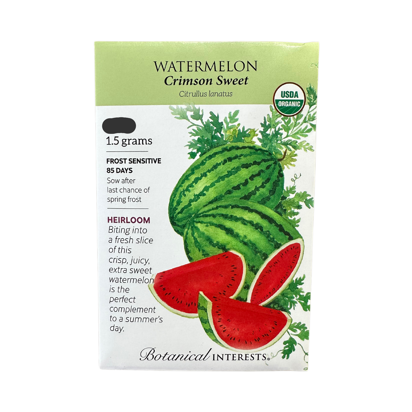 Watermelon Crimson Sweet Org