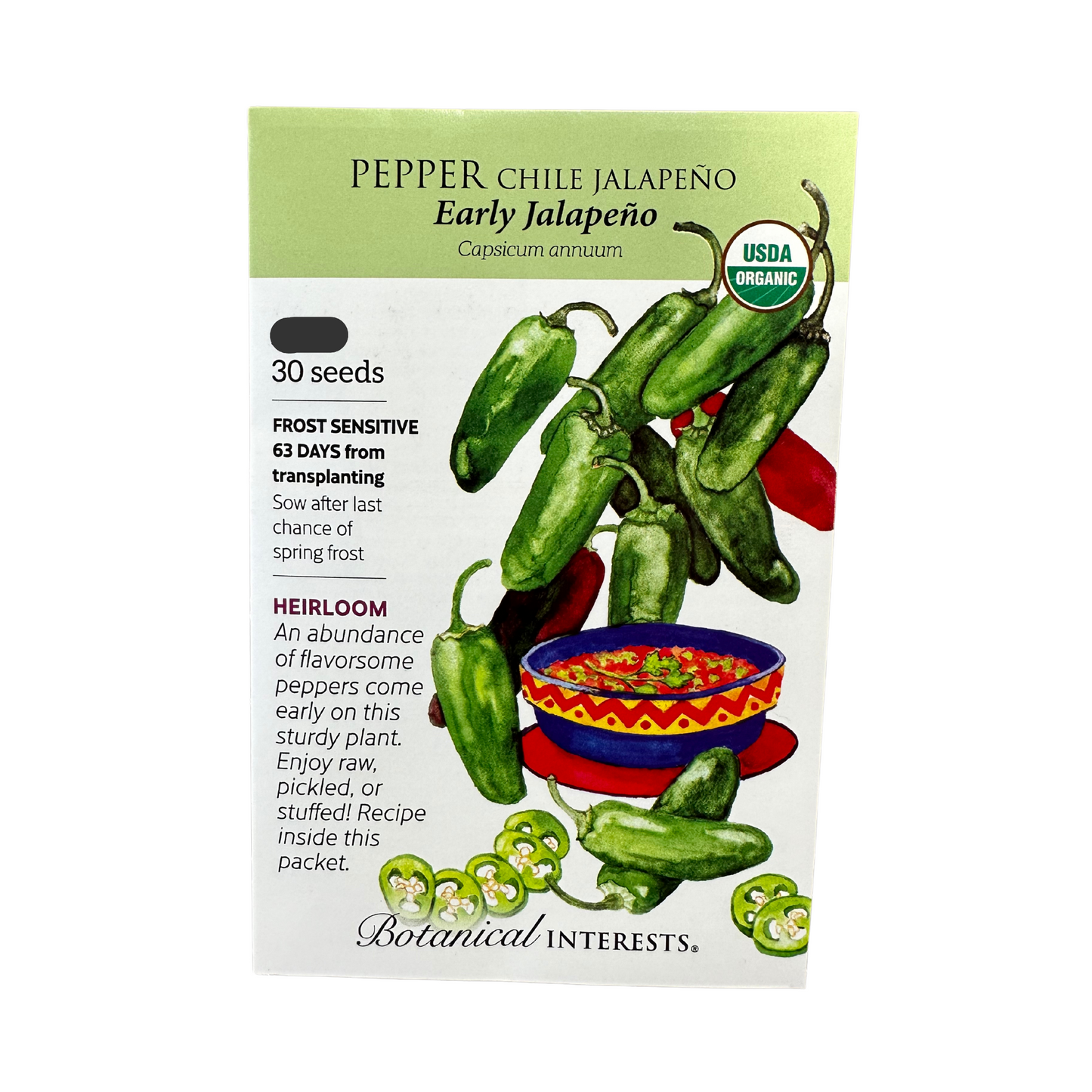 Pepper Chile Jalapeno Early Org