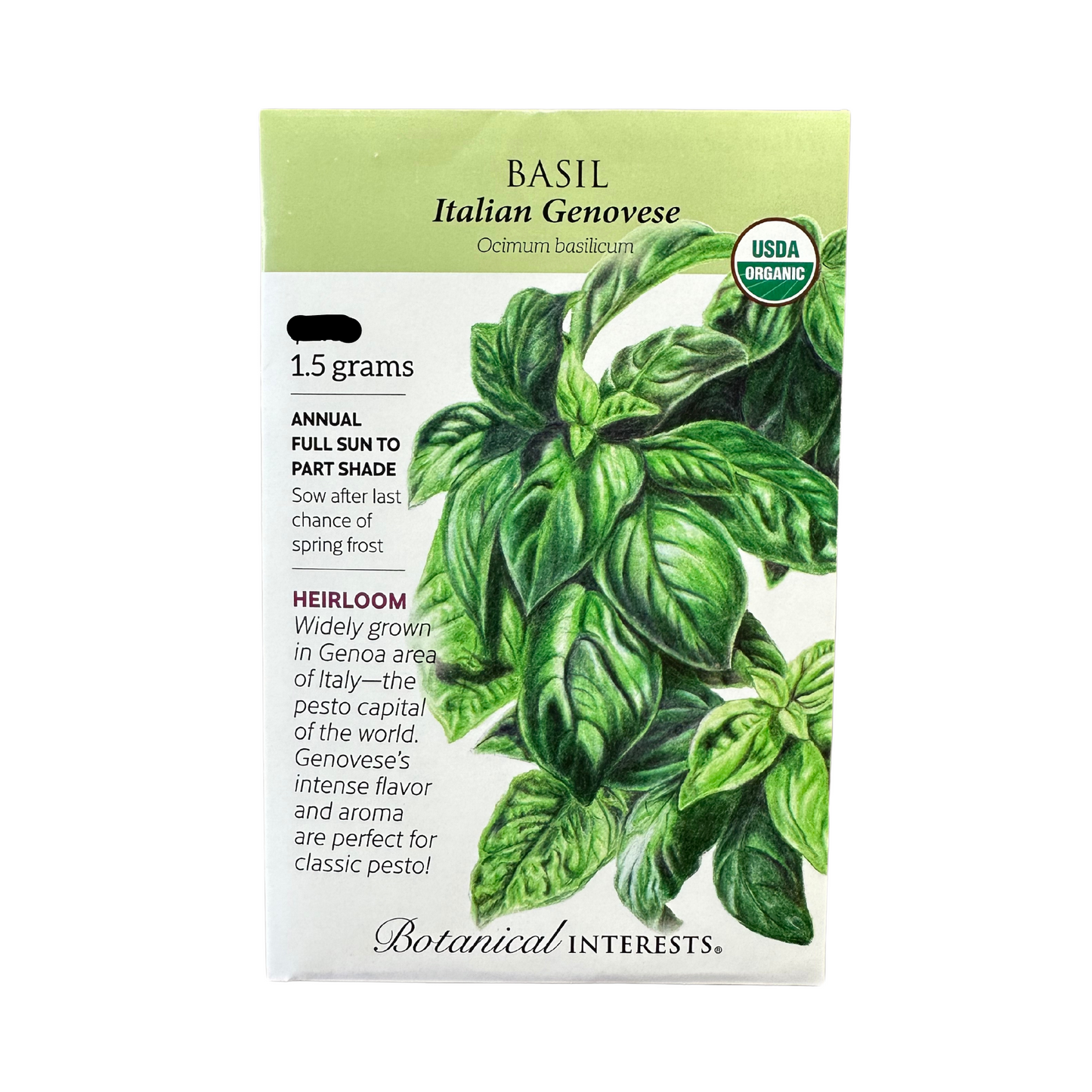 Basil Italian Genovese Org