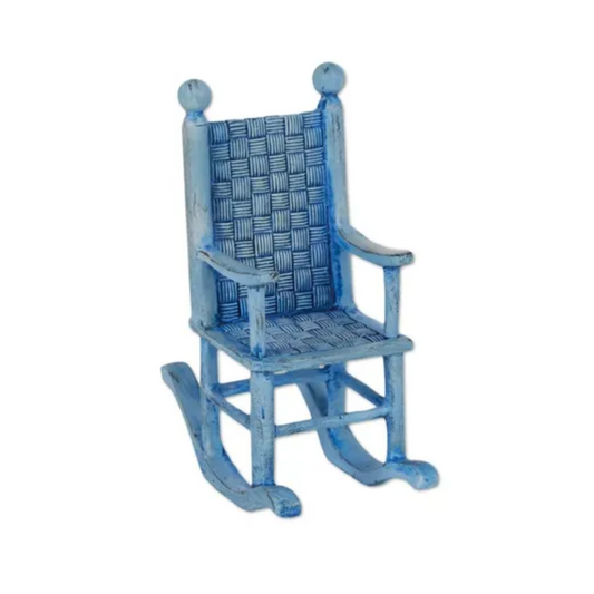 CLR Mini Blue Rocking Chair