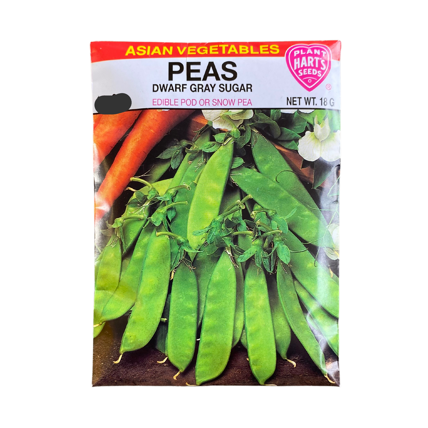 Snow Pea Dwarf Gray Sugar