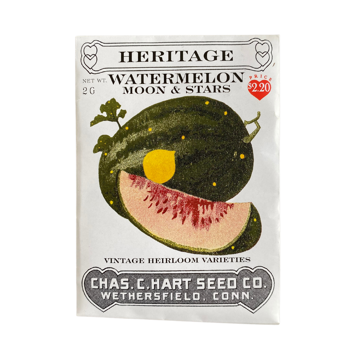Heritage Watermelon Moon & Stars