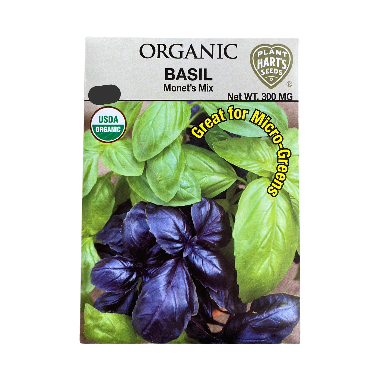 Organic Basil Monet's Mix
