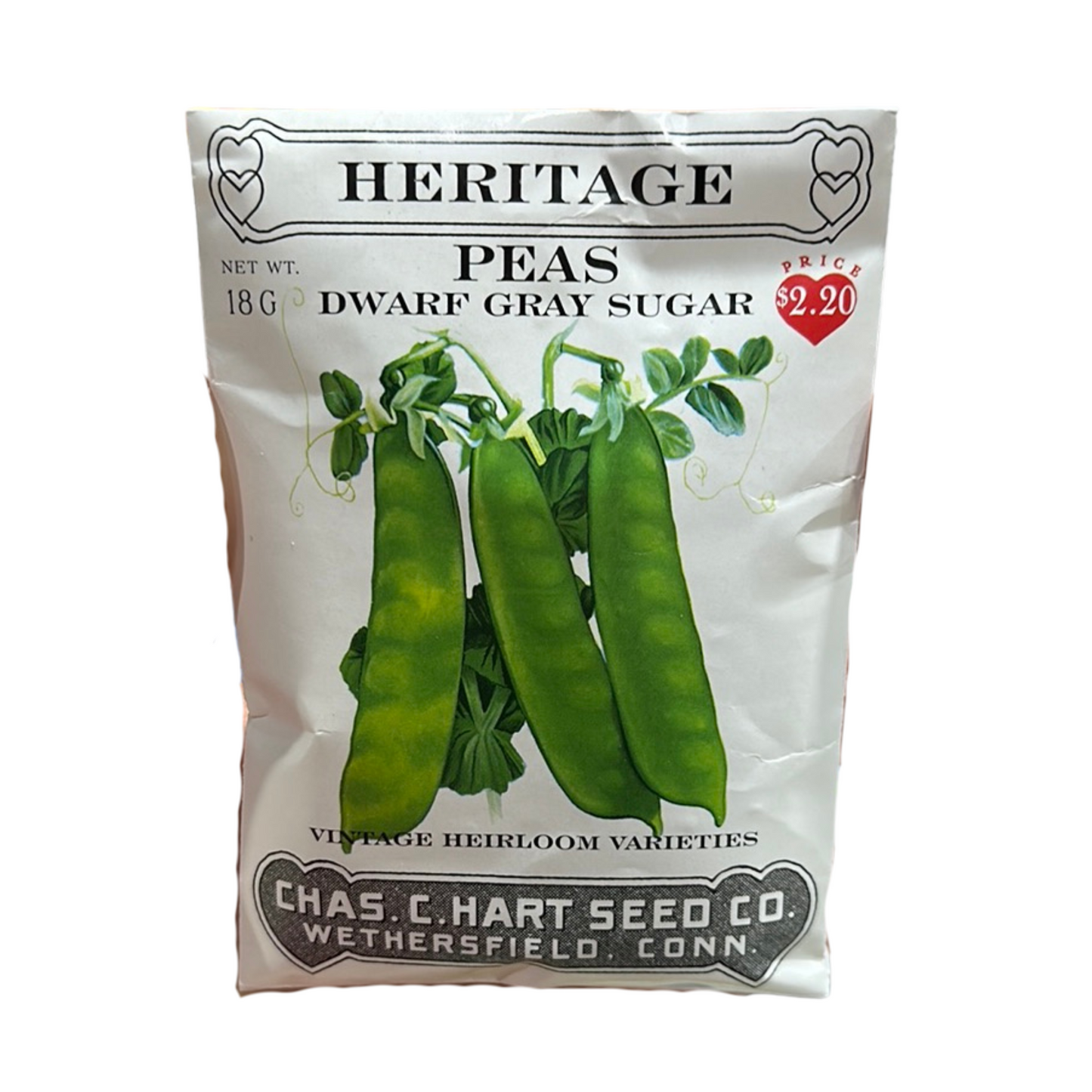 Heritage Snow Pea Dwarf Gray Sugar