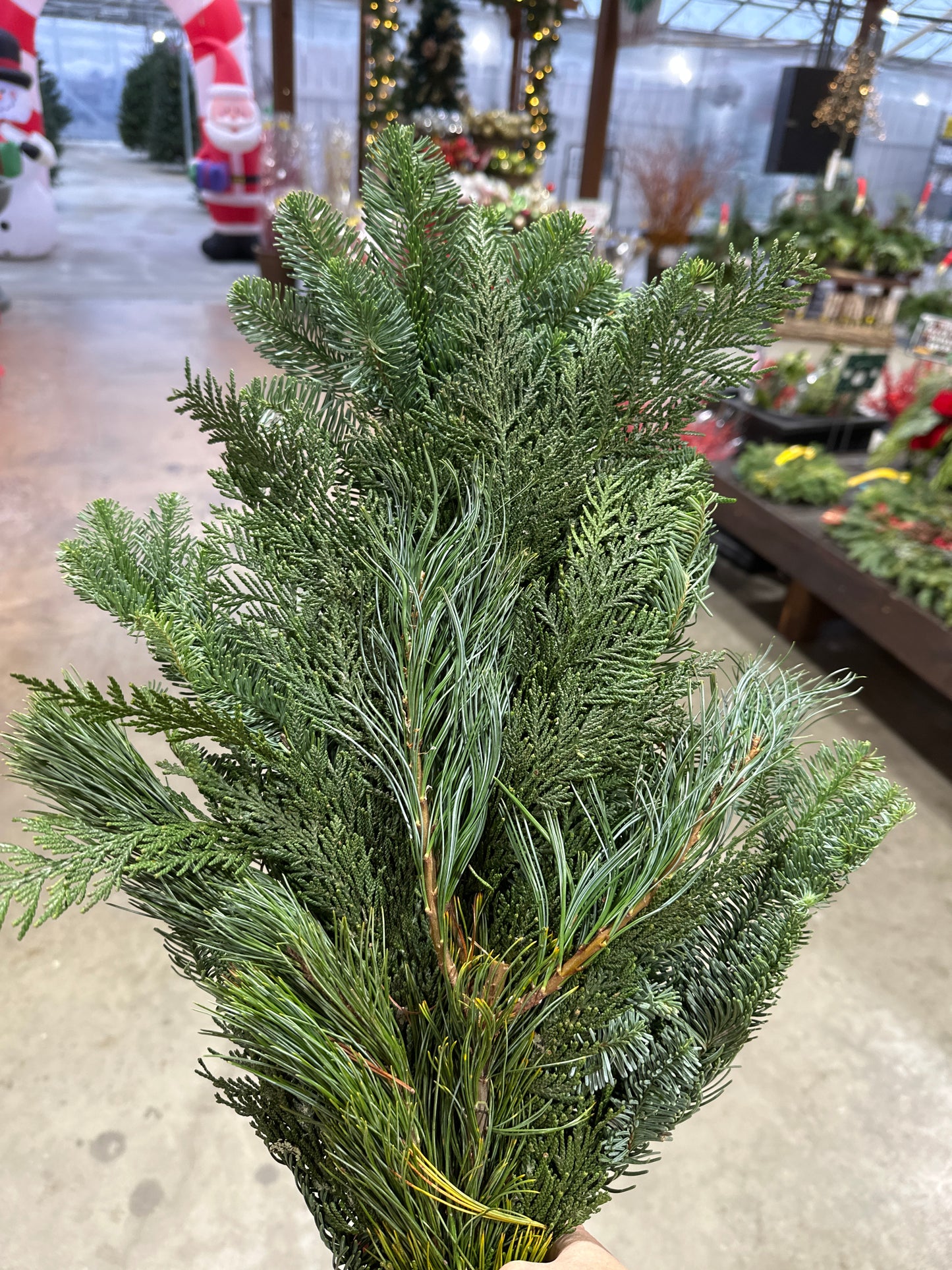 Mixed Greens Bouquet (Xmas)