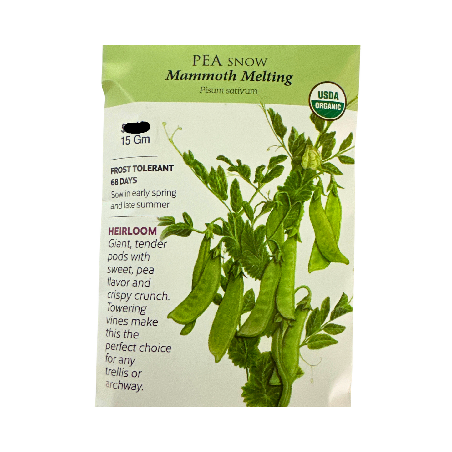 Pea Snow Mammoth Melting Org