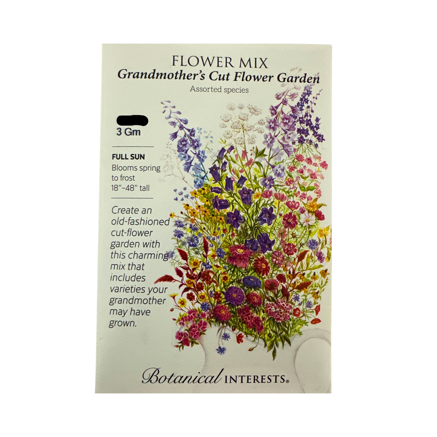 Flower Mix Grandmother's Cut Flower