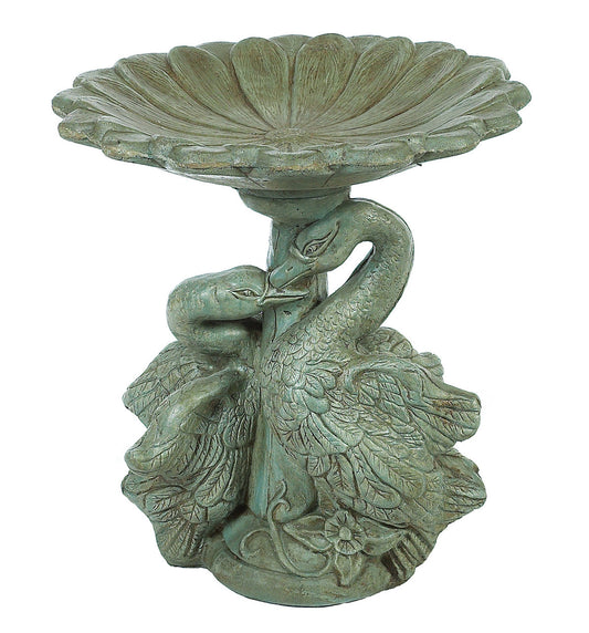 Swan/Gerbera Birdbath