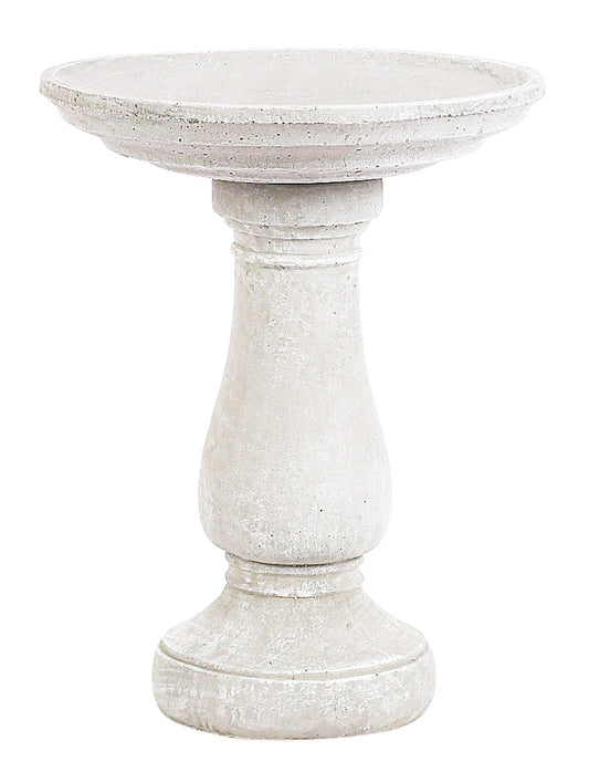 Oval Plain/Small Plain Birdbath