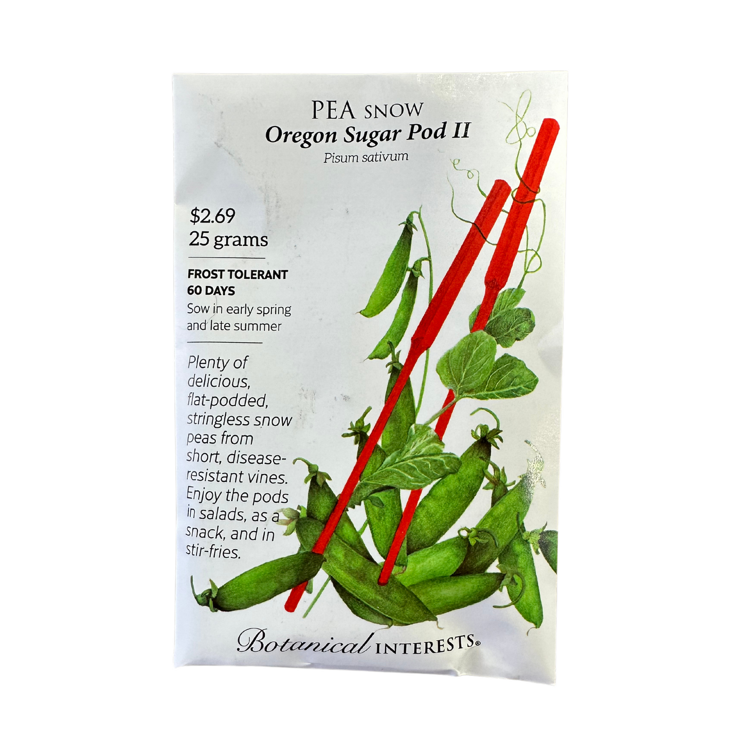 Pea Snow Oregon Sugar Pod