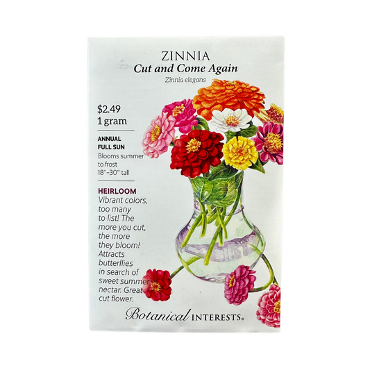 Zinnia Cut and Come Again