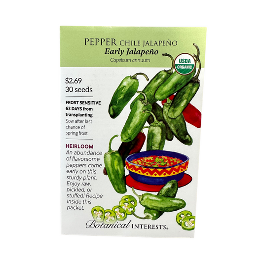 Pepper Chile Jalapeno Early Org