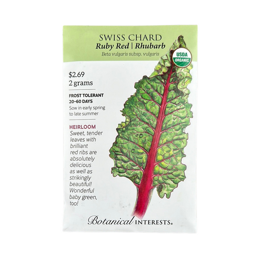 Swiss Chard Ruby Red Org