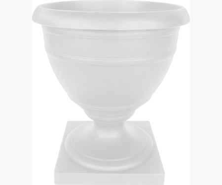 16" Olympia Urn White