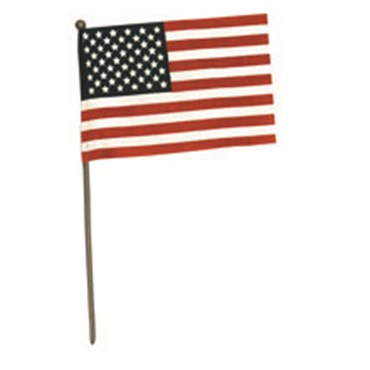4"x6" US Hand Flag