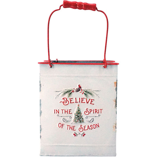 Metal Believe in the Season Basket