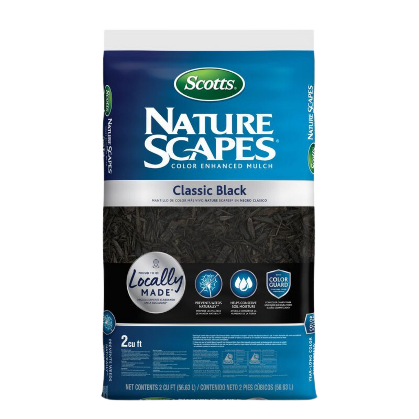 *B* NATURE SCAPES COLOR ENHANCED MULCH - BLACK