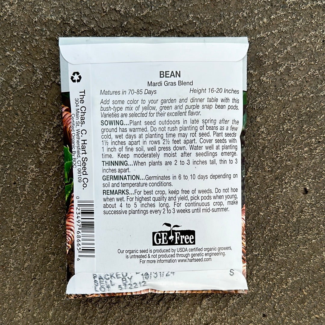 Organic Bean Mardi Gras Mix