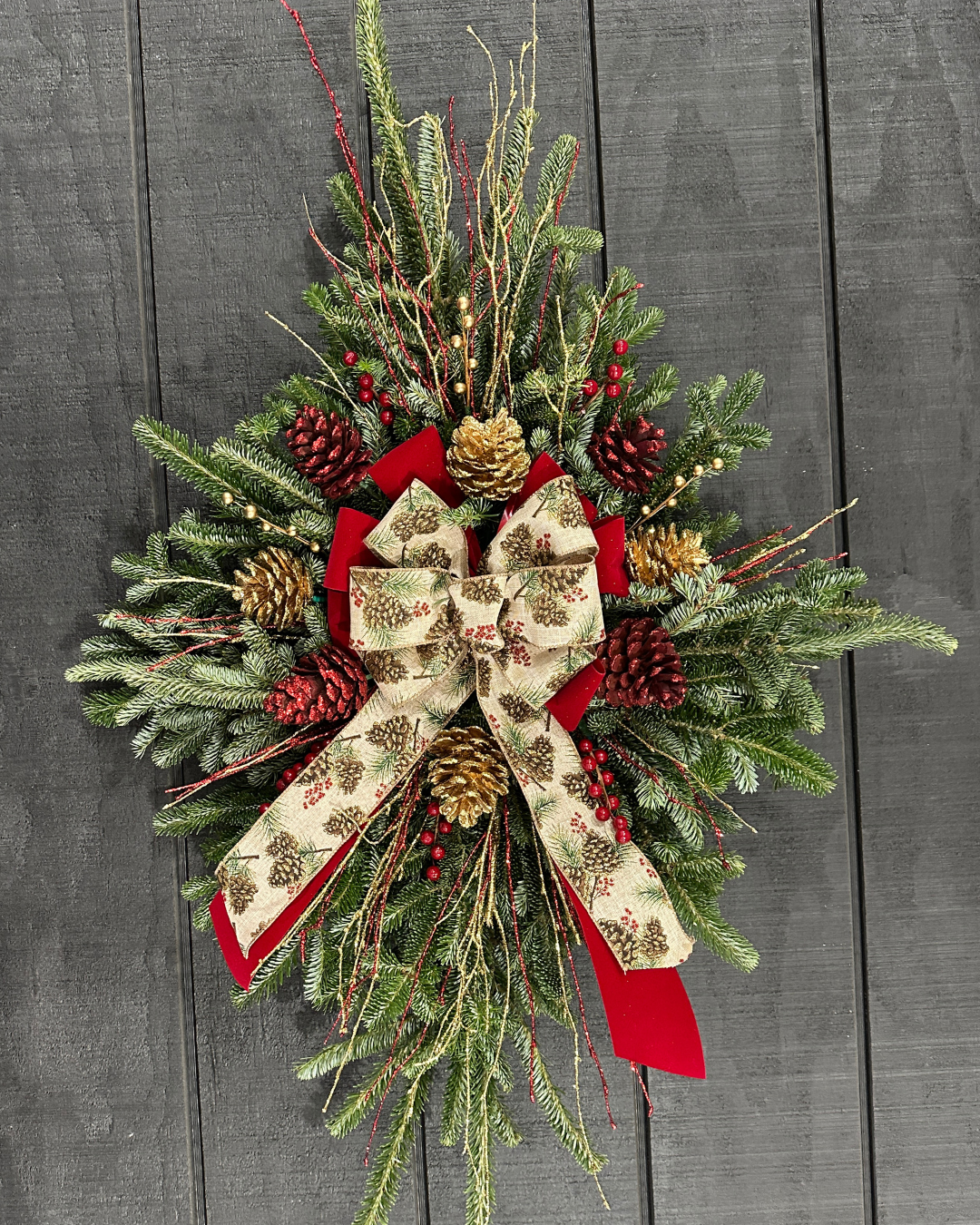 Half Grave Blanket - Pinecone (Xmas)