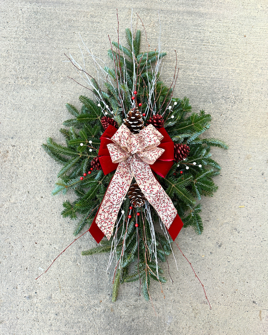 Half Grave Blanket - Frosty Berry (Xmas)