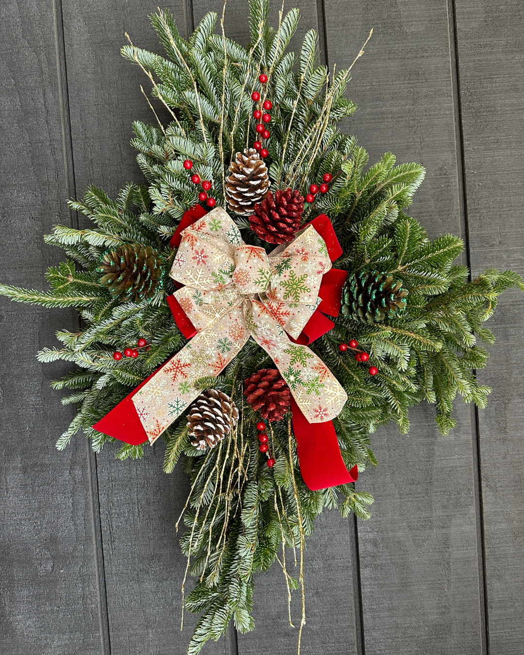 Half Grave Blanket - Snowflake (Xmas)