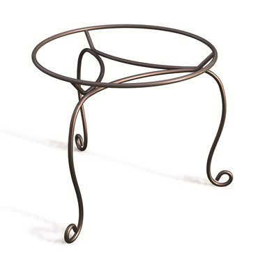 Panacea 10" Wide Ring HoPlant Stand Oil Rubbed B