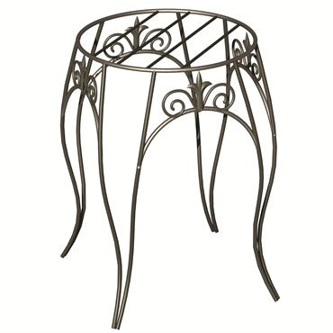 Panacea 15" Plant Stand With Finial Black