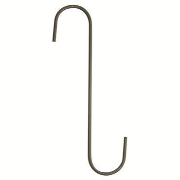 Panacea 6" Black Garden S Hook 2PK