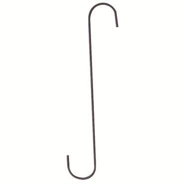 Panacea 8" Black Garden S Hook 2PK