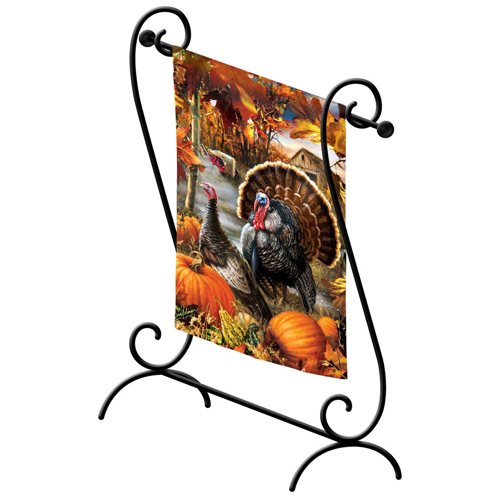 Scroll Garden Flag Stand