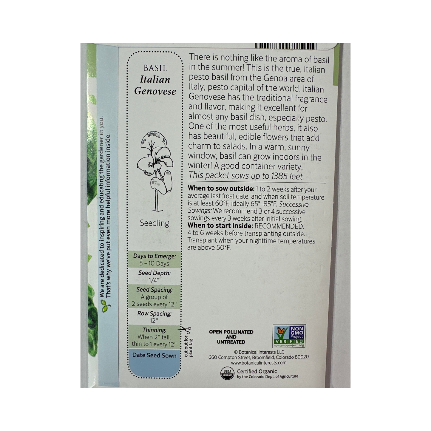 Basil Italian Genovese Org