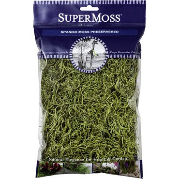 SuperMoss 2oz Spanish Moss Preserved Chartreuse