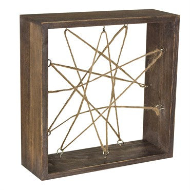 Syndicate 7" Air Plant Wood Frame Natural Wood