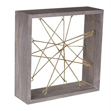 Syndicate 7" Air Plant Wood Frame Whitewashed Wood