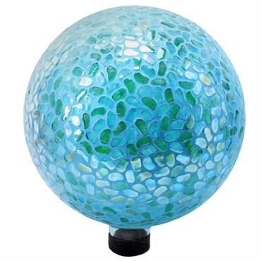 VCS 10" Blue Stone Tile Glass Globe