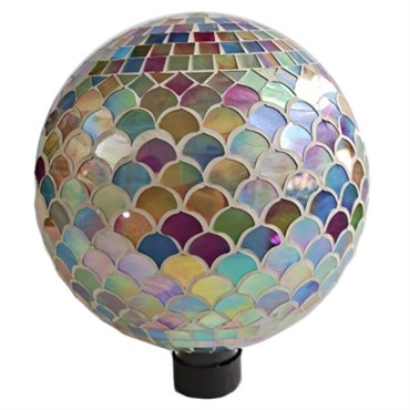 VCS 10" Opal Mermaid Glass Globe