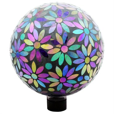 VCS 10" Violets Glass Globe