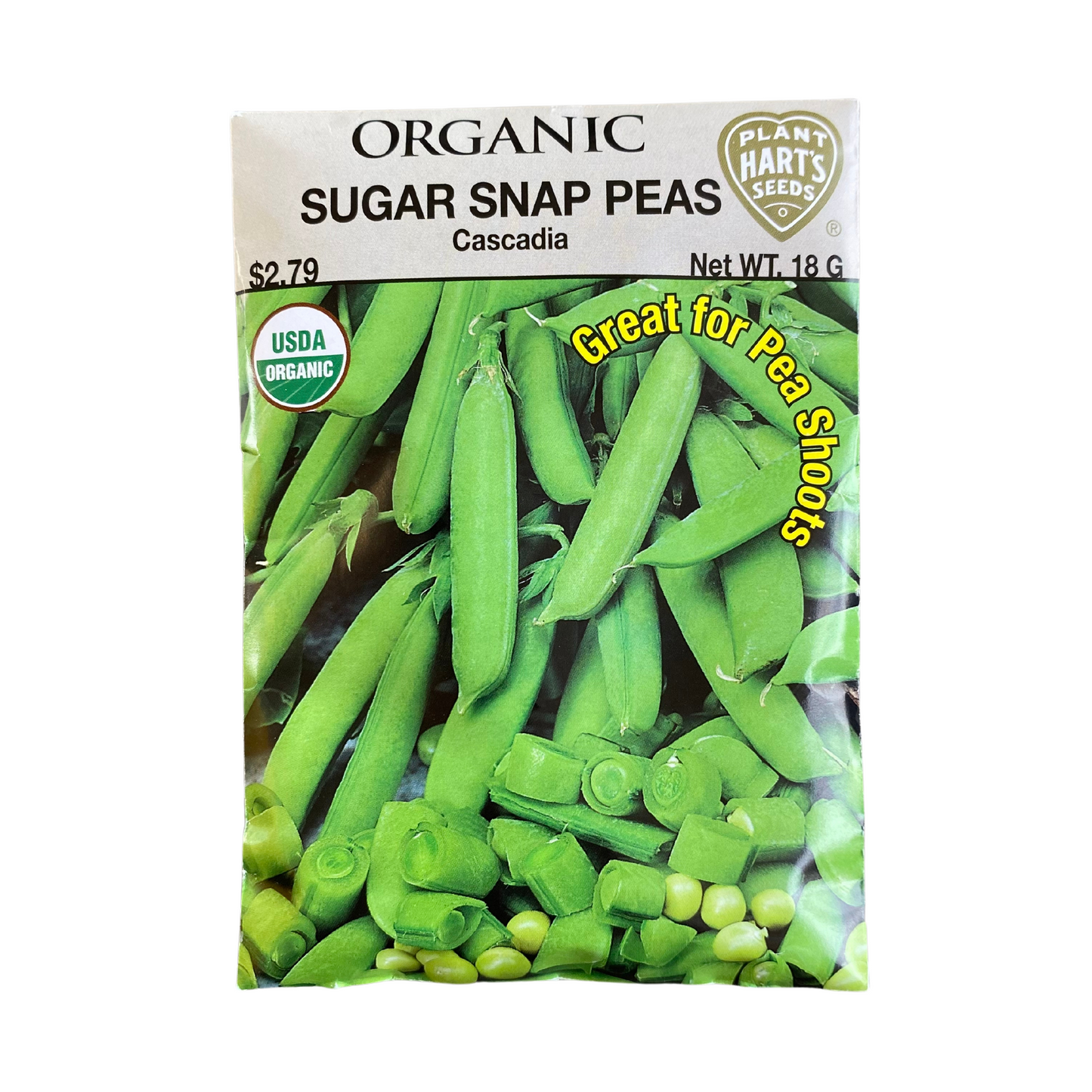 Organic Pea Sugar Snap Cascadia