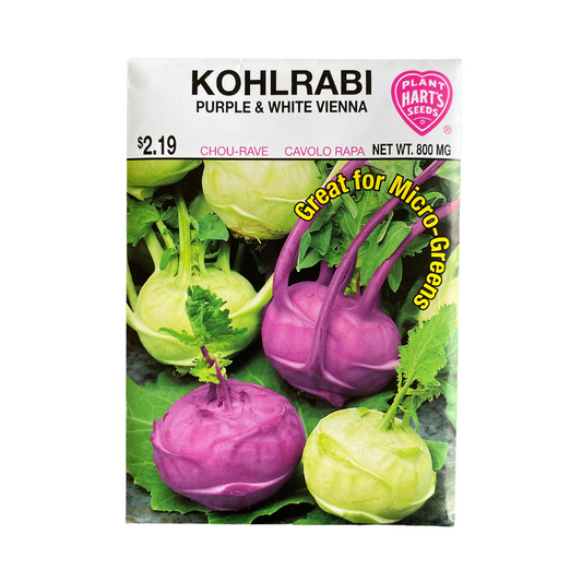 Kohl Rabi Mixed Purple & White