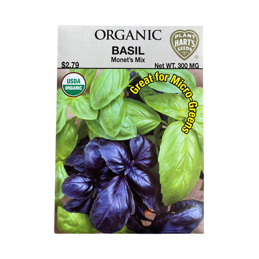 Organic Basil Monet's Mix