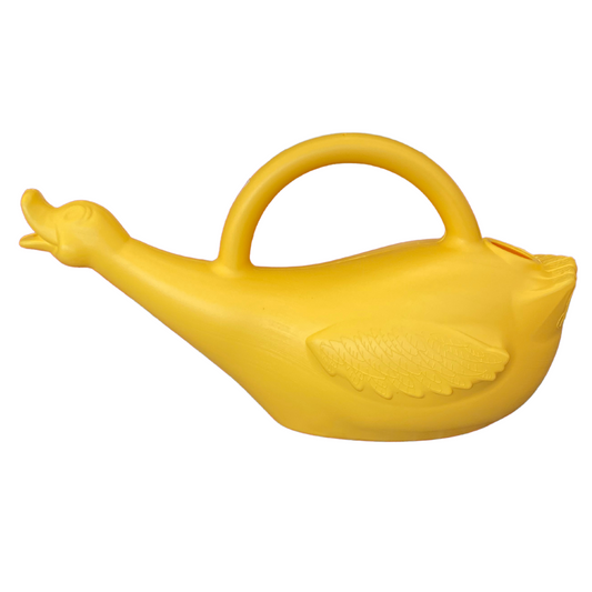 Novelty Duck Watering Can Yellow